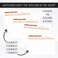 lesson planner template free
